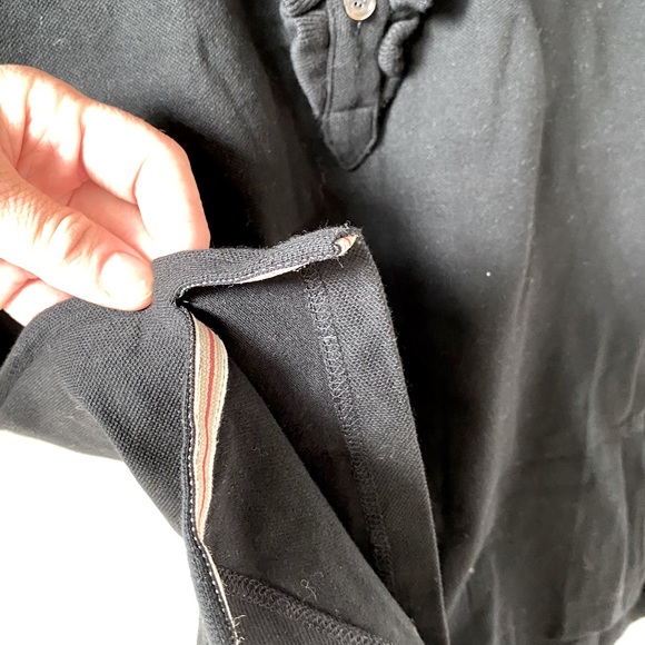 Burberry Ruffle Front SS Polo NWOT - Picture 2 of 5